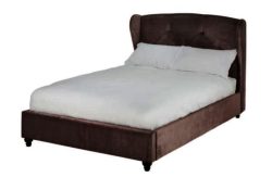Heart of House Ariano Winged Kingsize Bed Frame - Champagne